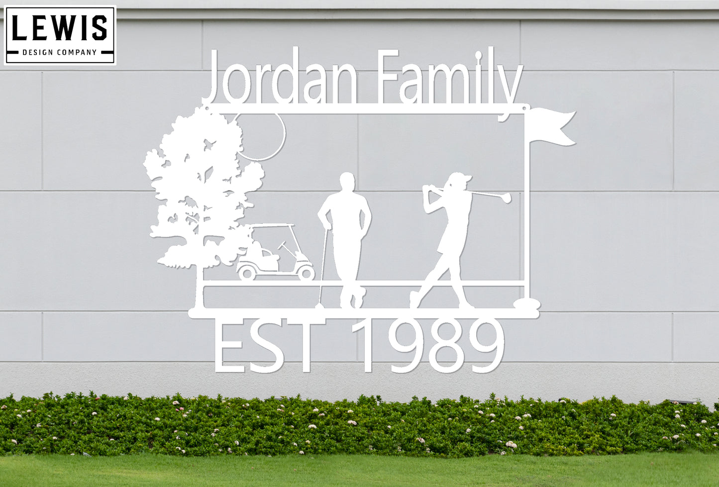 Golf Custom Metal Sign