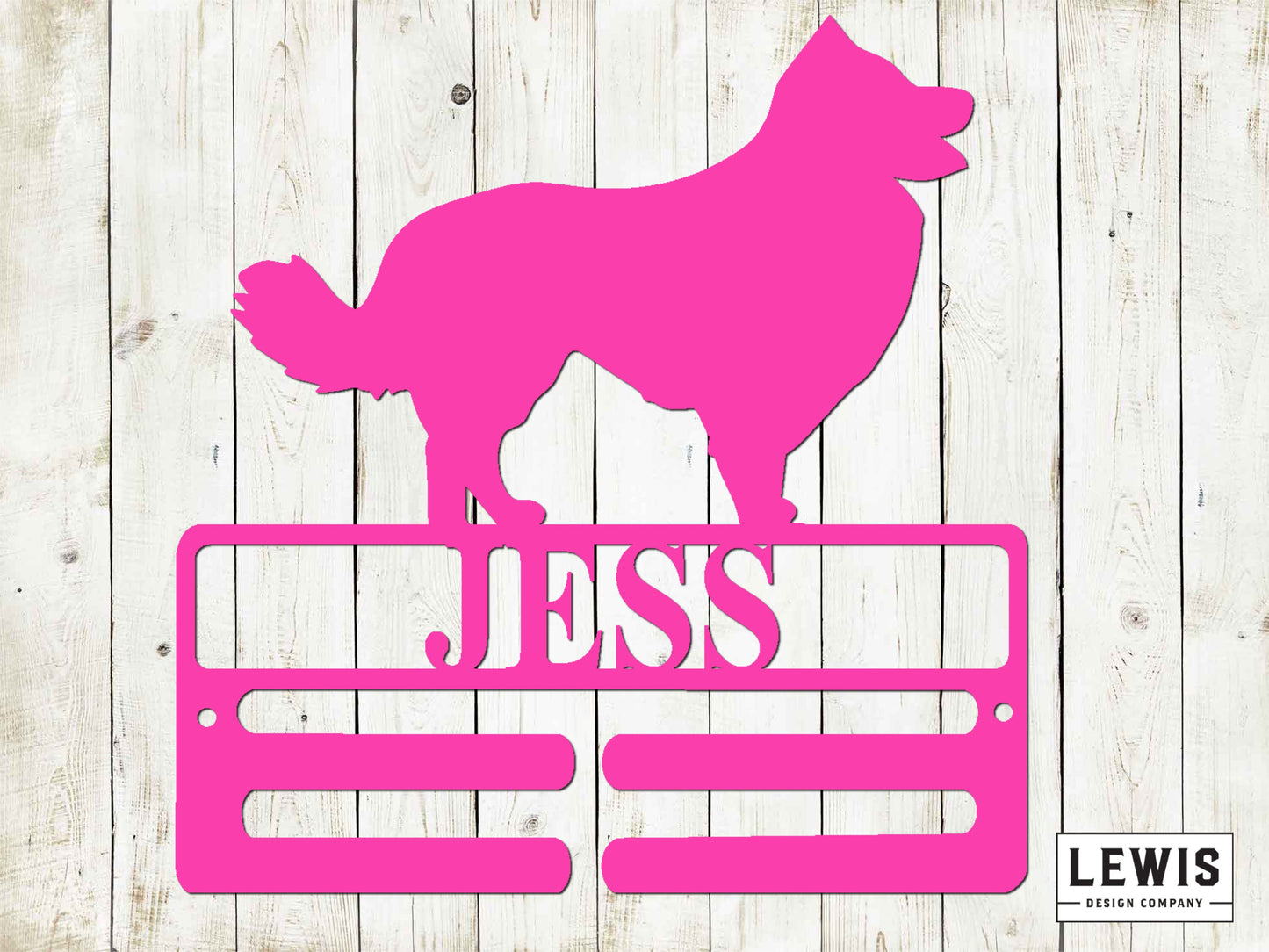 Collie Leash Hanger with Custom Name, Metal Sign, Collie, Custom Metal sign, Collie Sign, Dog Lovers, Dog Sign, Dog Leash Hanger