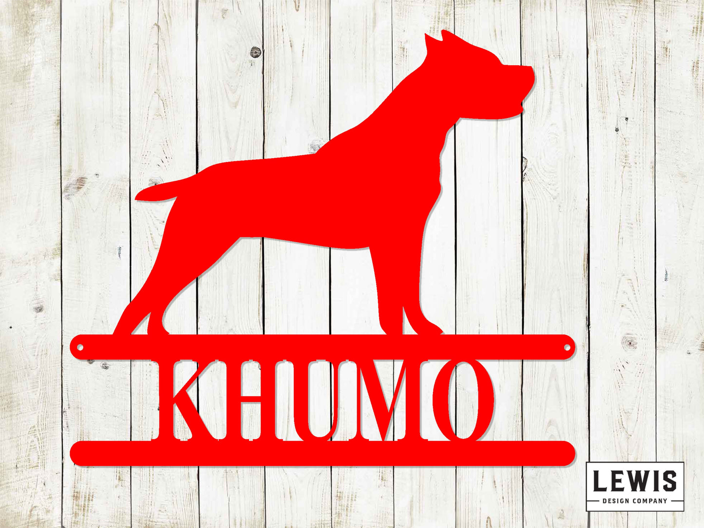 Pitbull Wall Sign with Custom Name, Metal Sign, Pitbull, Custom Metal Sign, Pitbull Name sign, Dog Lover, Pitbull Dog