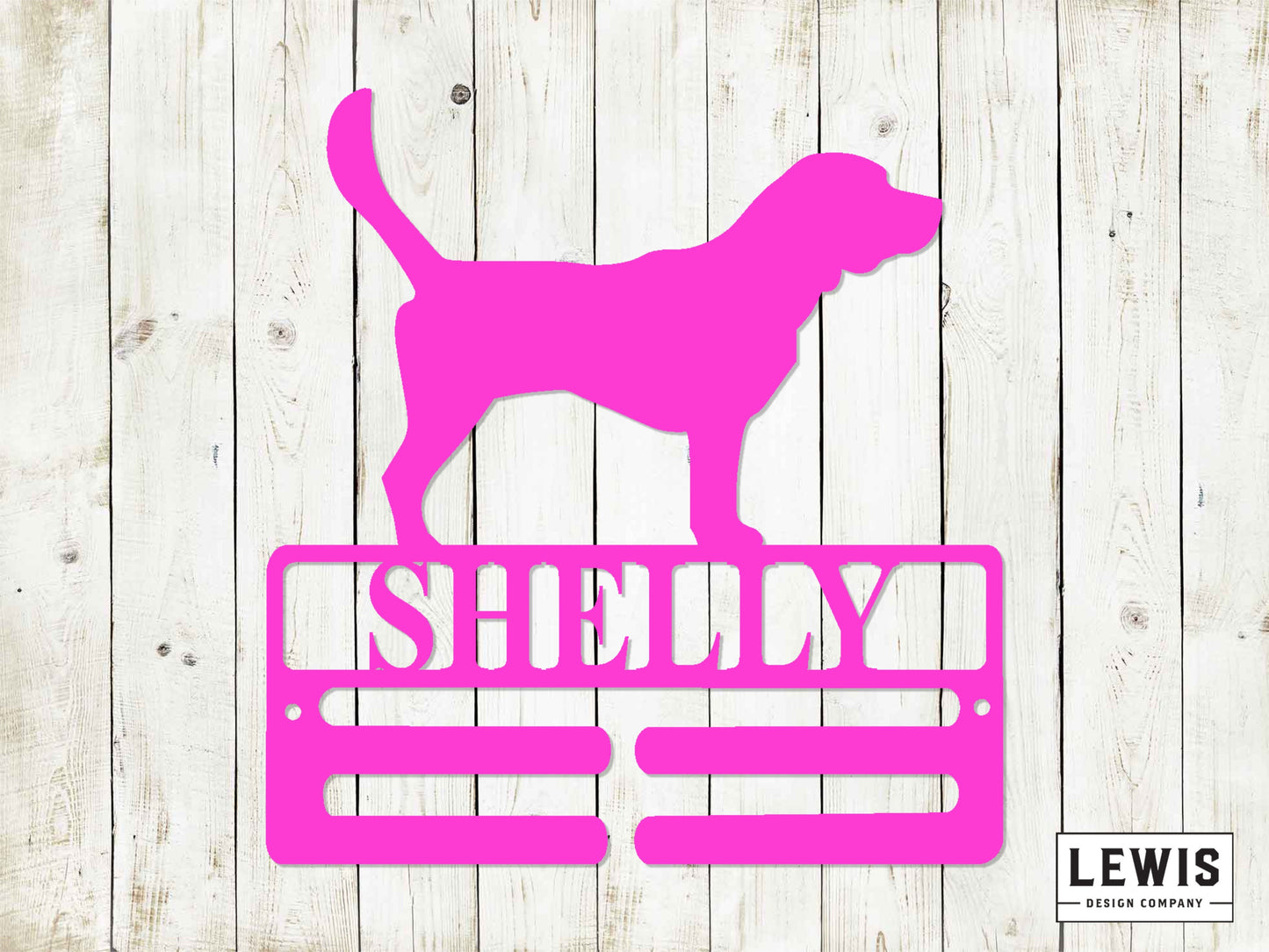 Beagle Leash Hanger with Custom Name, Metal Sign, Beagle, Custom Metal sign, Dog Lovers, Dog Sign, Dog Leash Hanger, Beagle Dog