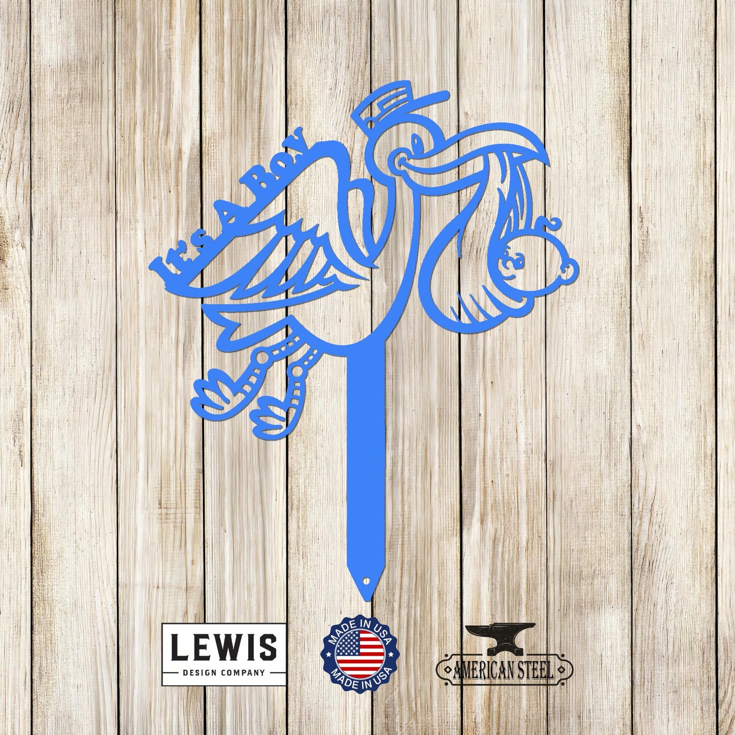 Its a Boy Stork Metal Yard Sign, Metal Sign, Stork, Baby, Its a Boy, baby Gift, Baby Announcement, New Baby, Baby Shower, Baby Boy