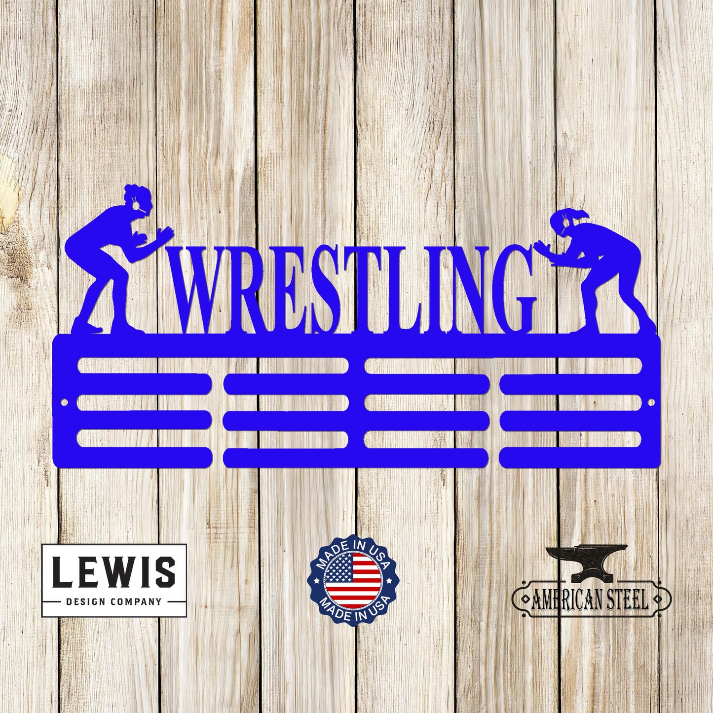 Female Wrestling Custom Name Medal Hanger