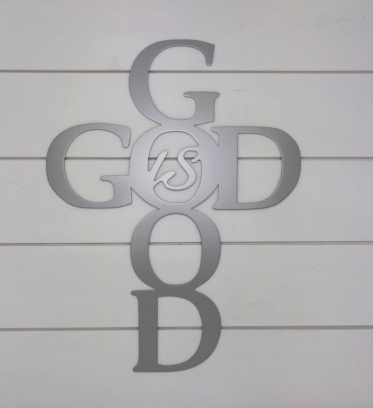 God is Good Metal Sign, Metal Wall Art, Metal Signs, Home Decor, Farmhouse Decor, God is Good, Religious Gifts, Christian Sign, Gift Ideas