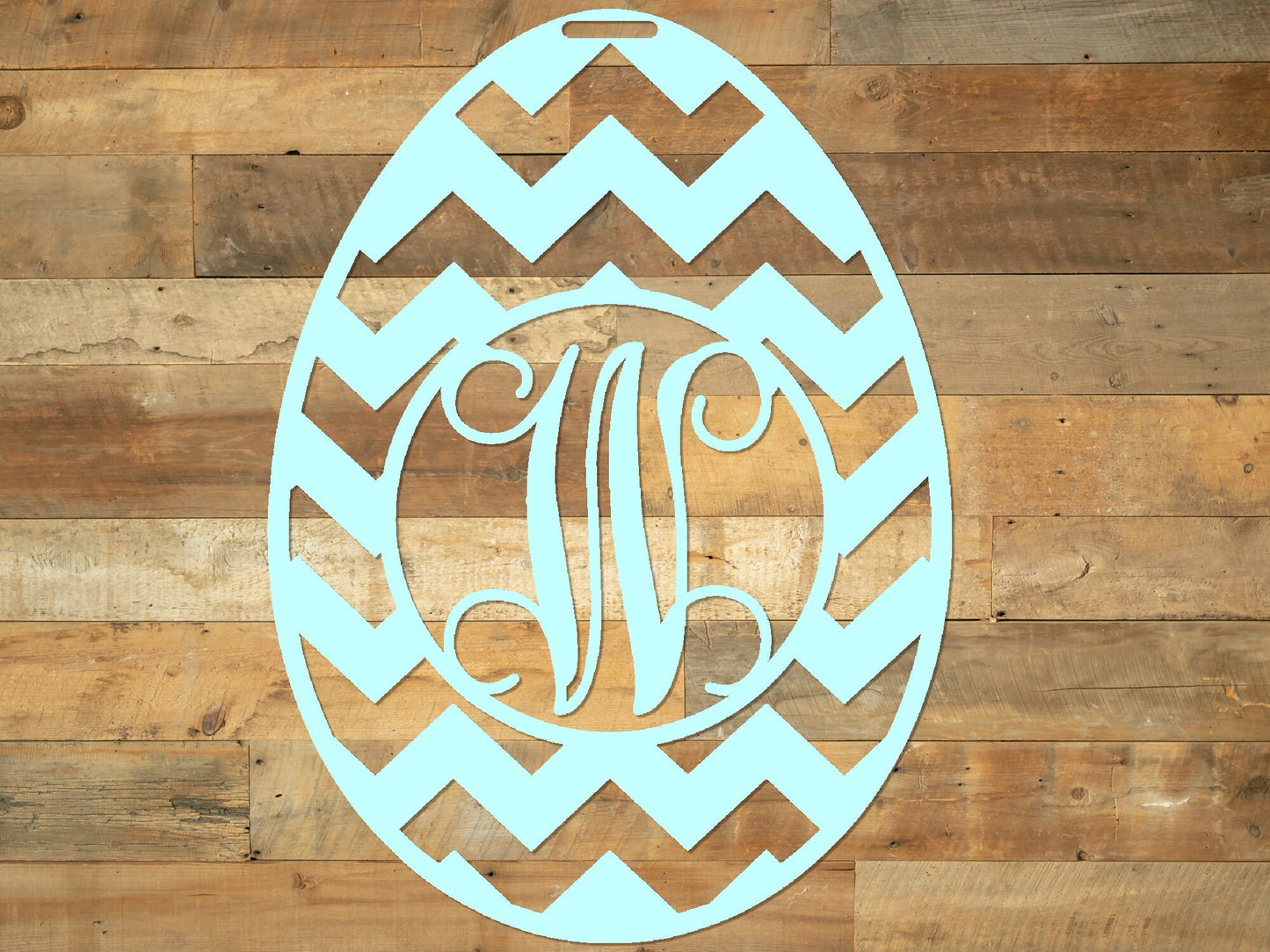 Spring Easter Egg Monogram Sign, Easter Door Hanger, Easter Decor, Easter Wreath, Easter Egg, Spring Door Hanger, Spring Wreath, Metal Signs