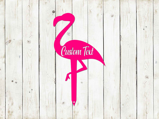 Custom Monogrammed Flamingo Sign, Metal Sign, Beach Sign, Beach Address, Address Sign, Pool Sign, Housewarming Gift, Beach Gift, Beach House