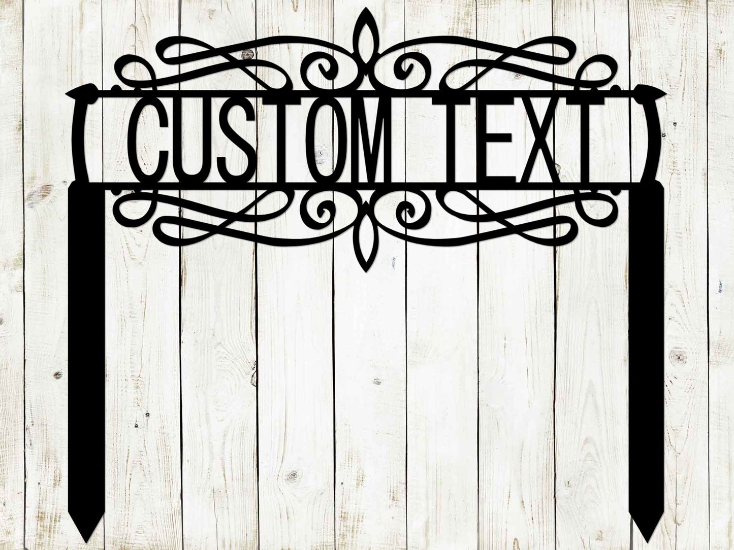 Custom Decorative Garden Sign