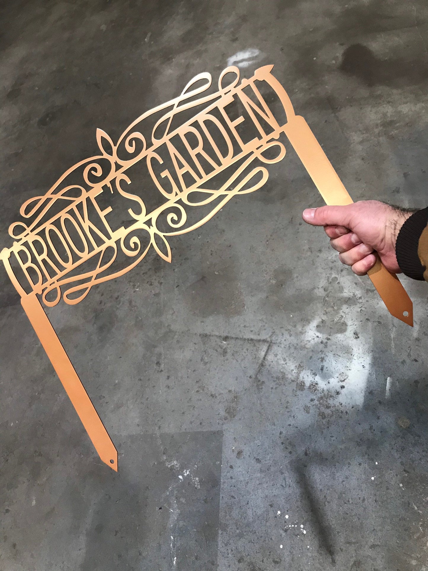 Custom Decorative Garden Sign