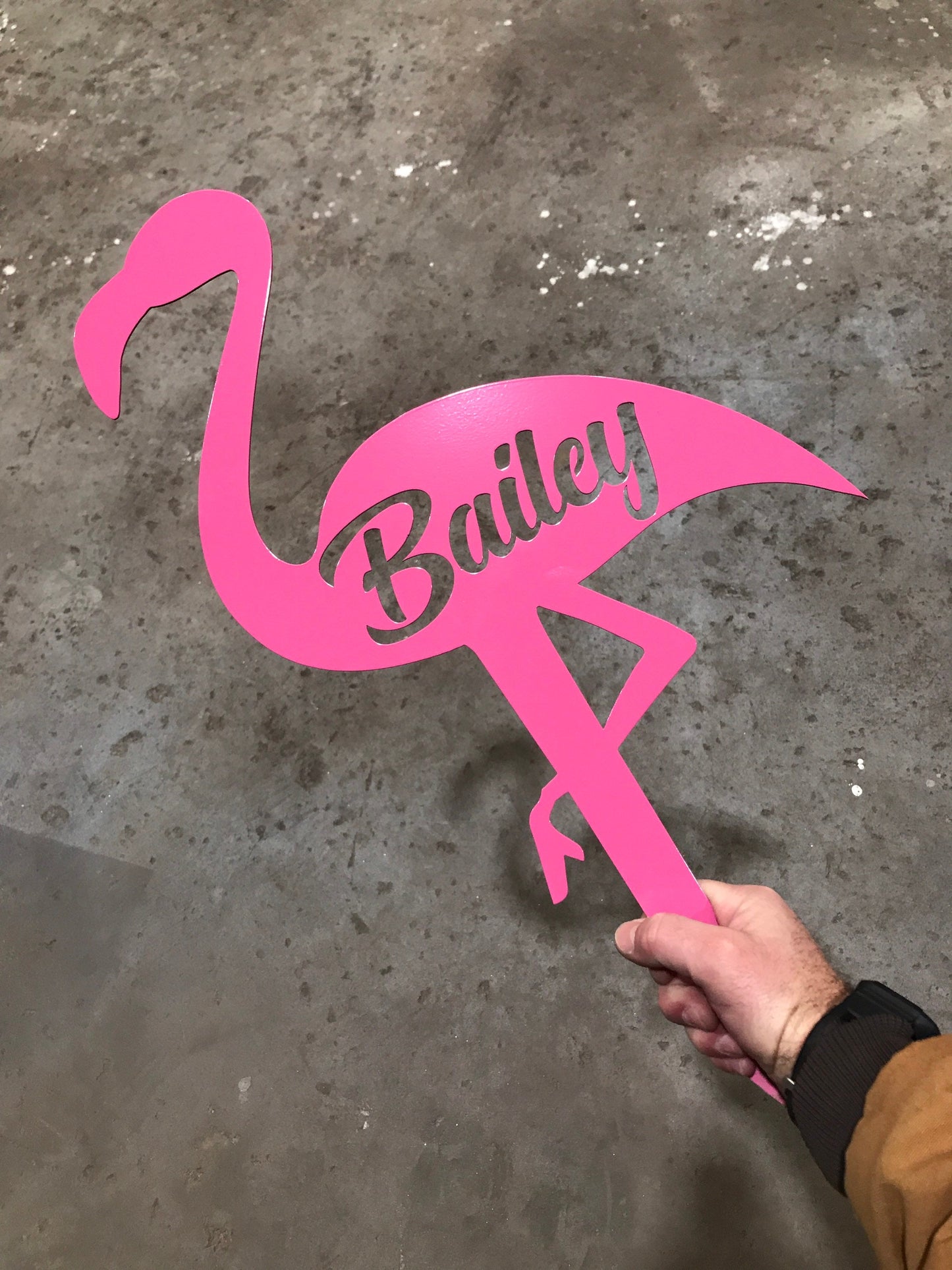 Custom Monogrammed Flamingo Sign, Metal Sign, Beach Sign, Beach Address, Address Sign, Pool Sign, Housewarming Gift, Beach Gift, Beach House
