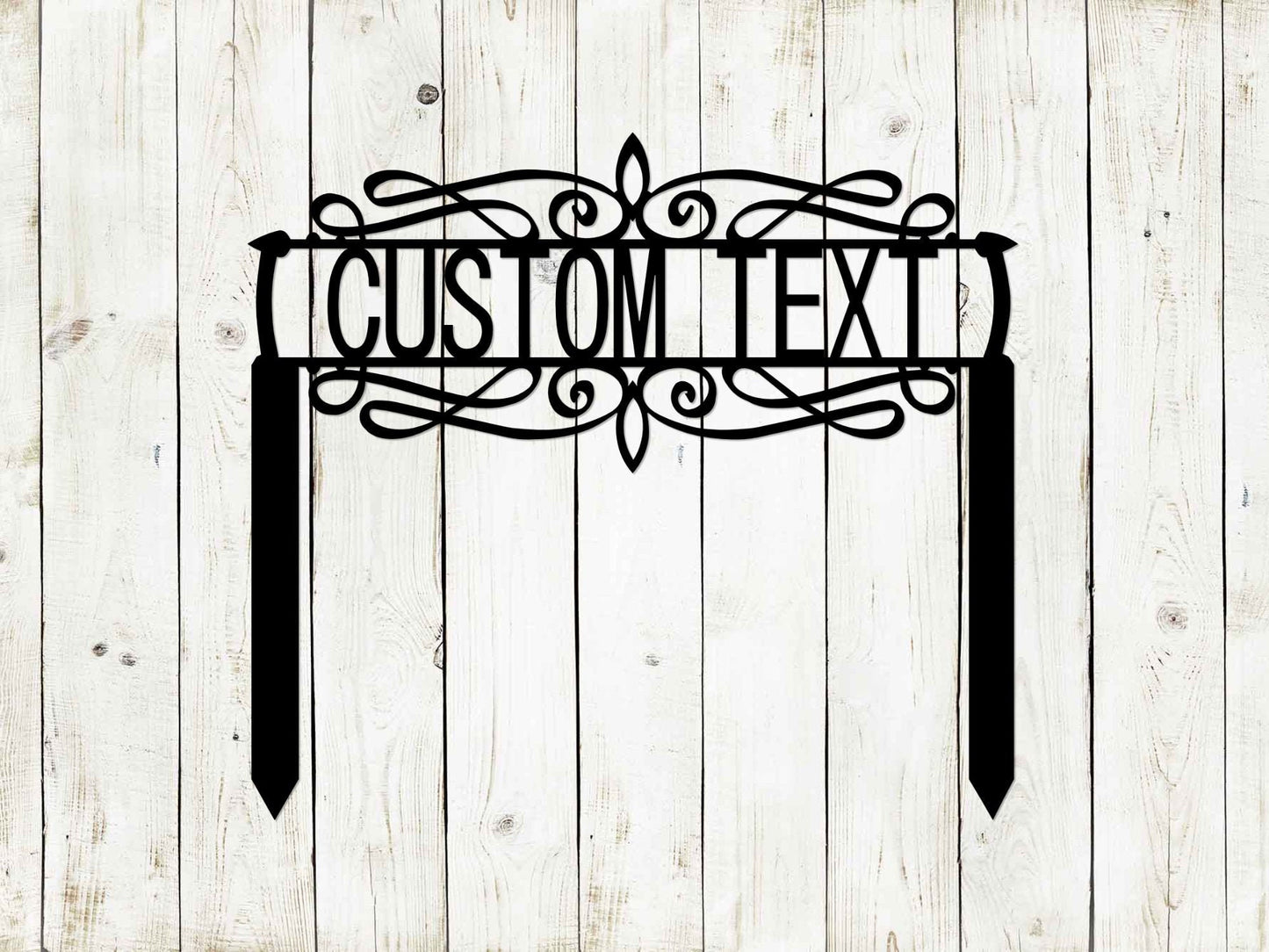 Custom Decorative Garden Sign