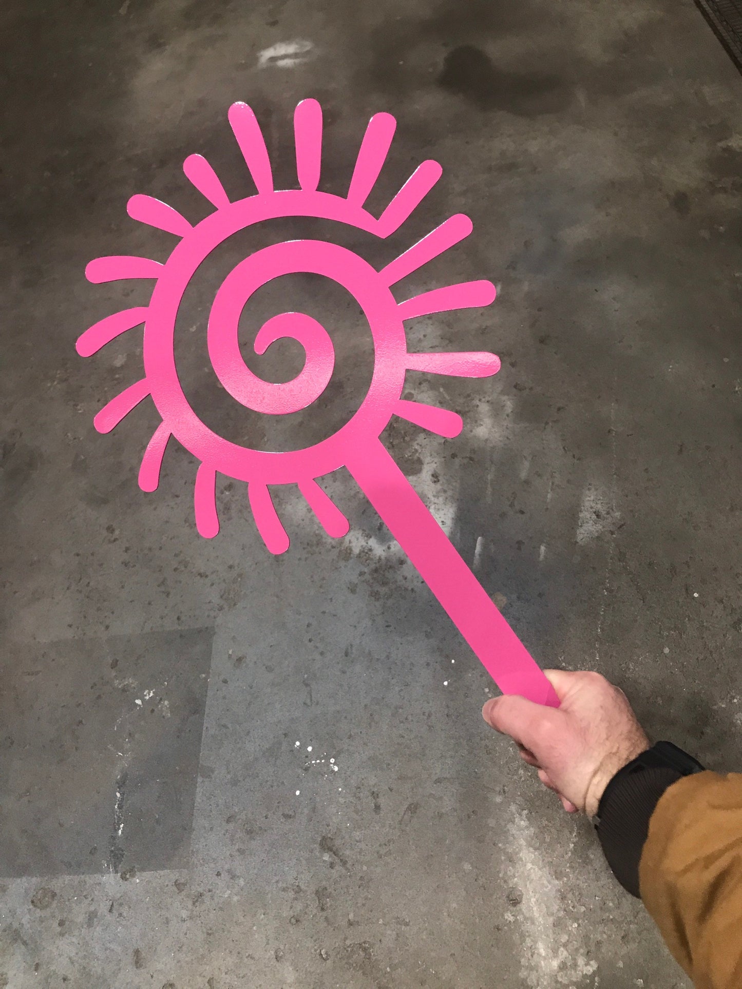 Sun Metal Yard Stake, Garden Decor