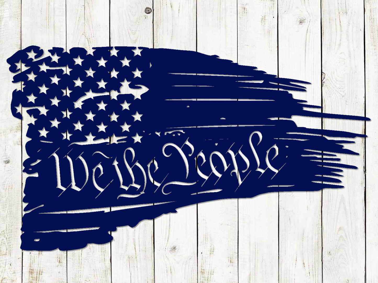 We the People American Flag Decorative Metal Sign, USA, Metal Sign, America, 4th of July, Patriotic, Patriot, American Decor, American Flag