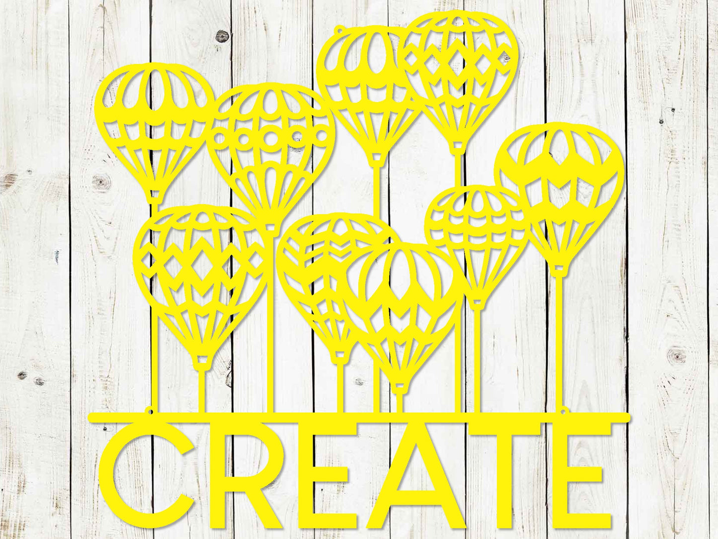 Hot Air Balloons Custom Name Metal Sign, Kids Room Decor, Home Decor, Hot Air Ballon, Metal Sign, Game Room