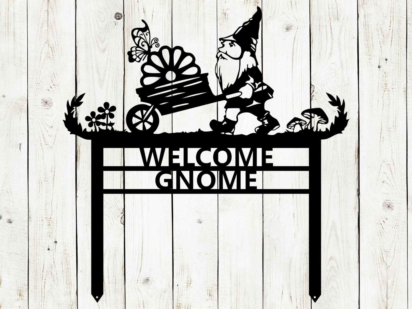 Custom Garden Gnome Sign