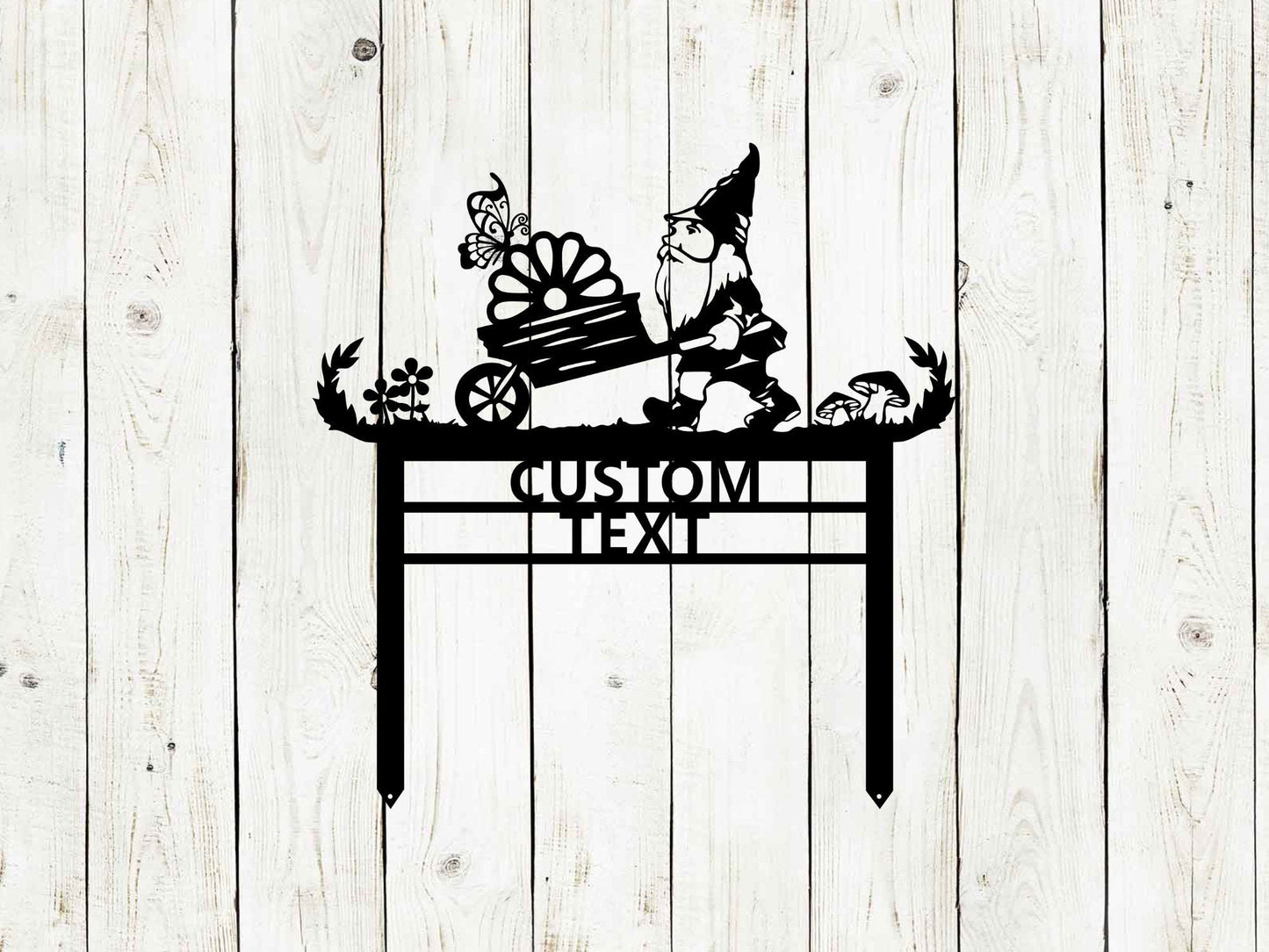 Custom Garden Gnome Sign