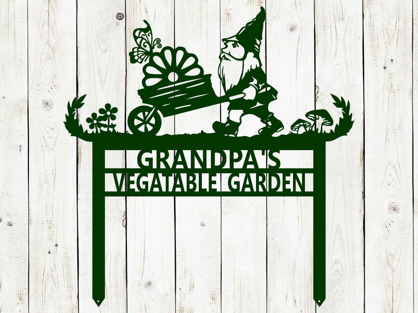 Custom Garden Gnome Sign
