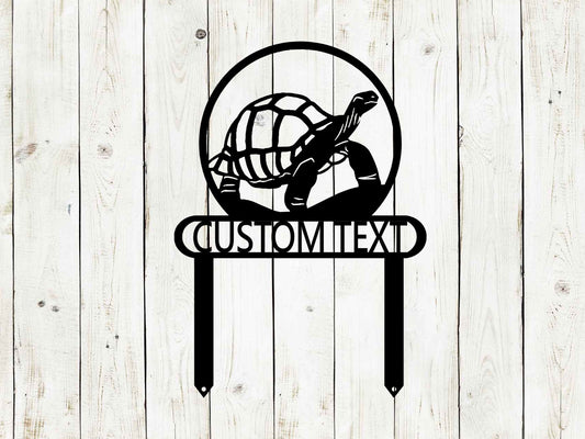 Turtle Custom Metal Sign
