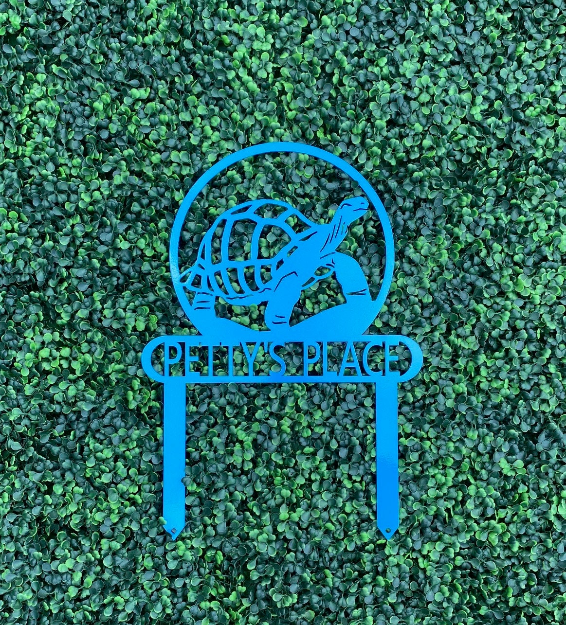 Turtle Custom Metal Sign