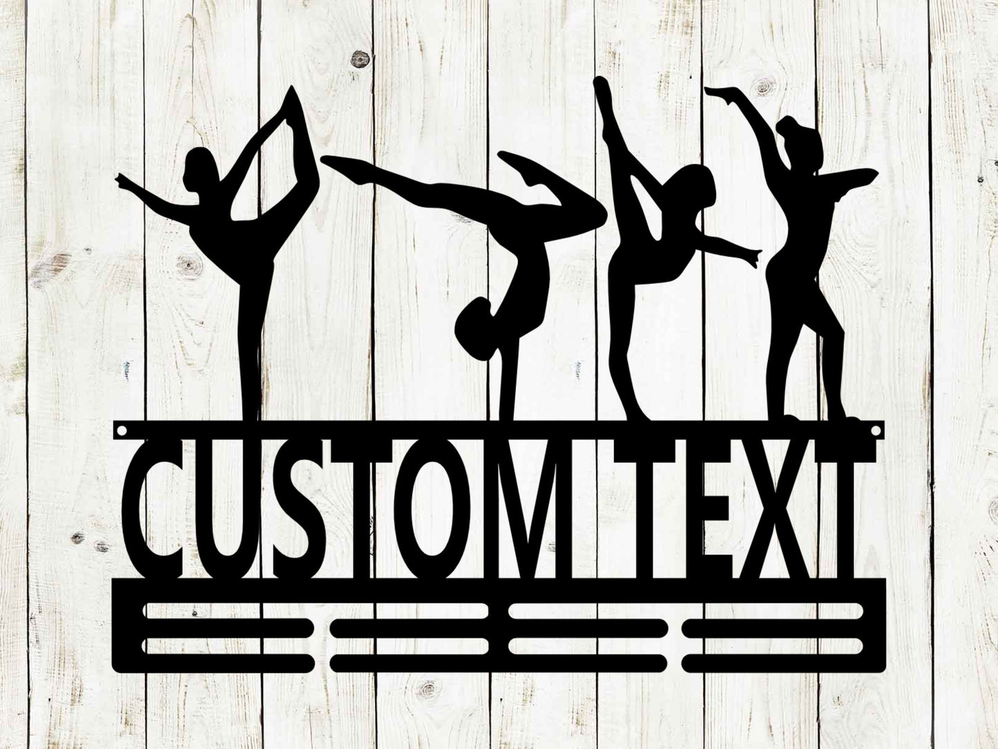 Gymnastics Medal Hanger with Custom Monogram Name