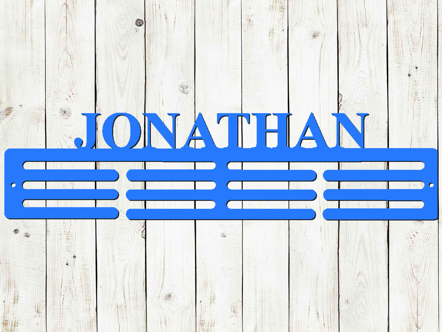 Custom name medal hanger