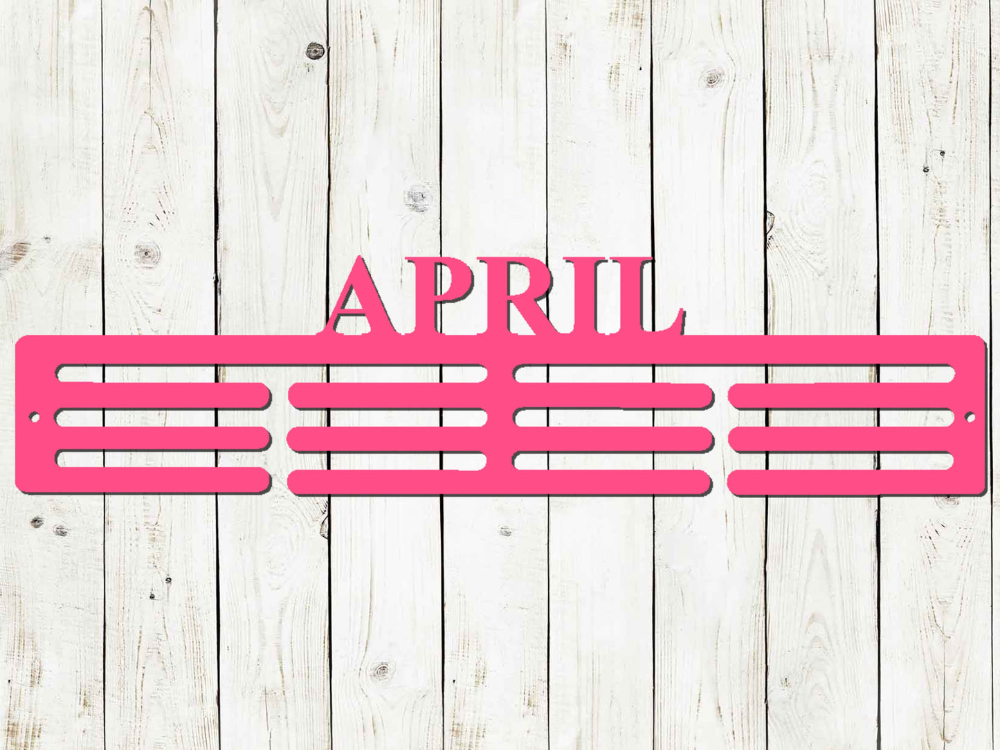 Custom name medal hanger