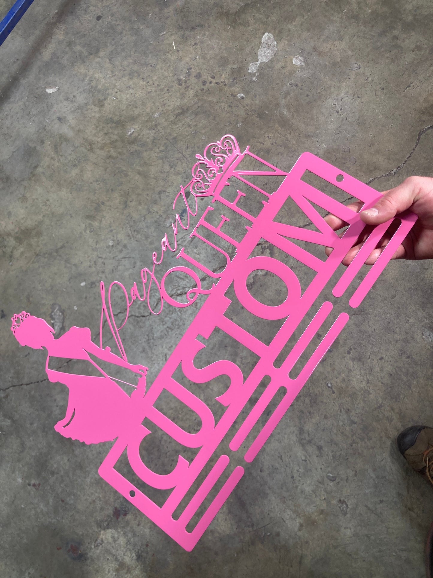 Beauty Pageant Custom Name Medal Hanger Monogram, 12 Rungs for medals & Ribbons, Medal Display, Personalized Pageant Medal Hanger, Pageant