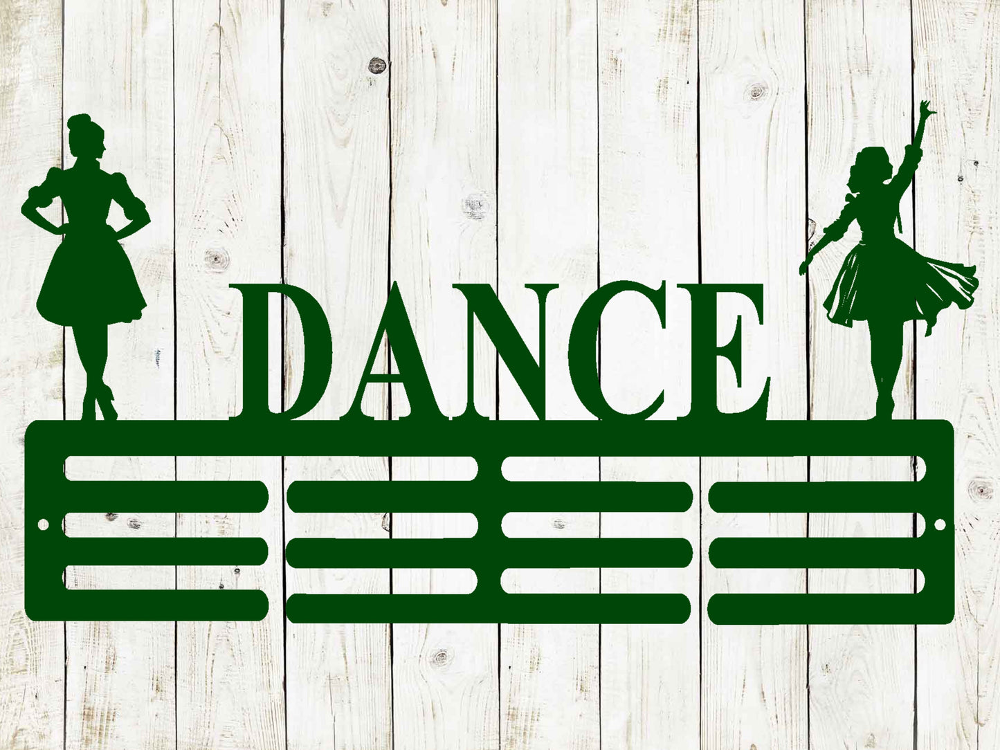 Scottish Dance Custom Name Medal Hanger Monogram - 12 Rungs for medals & Ribbons, Medal Display, Dance Medals, Irish Dance