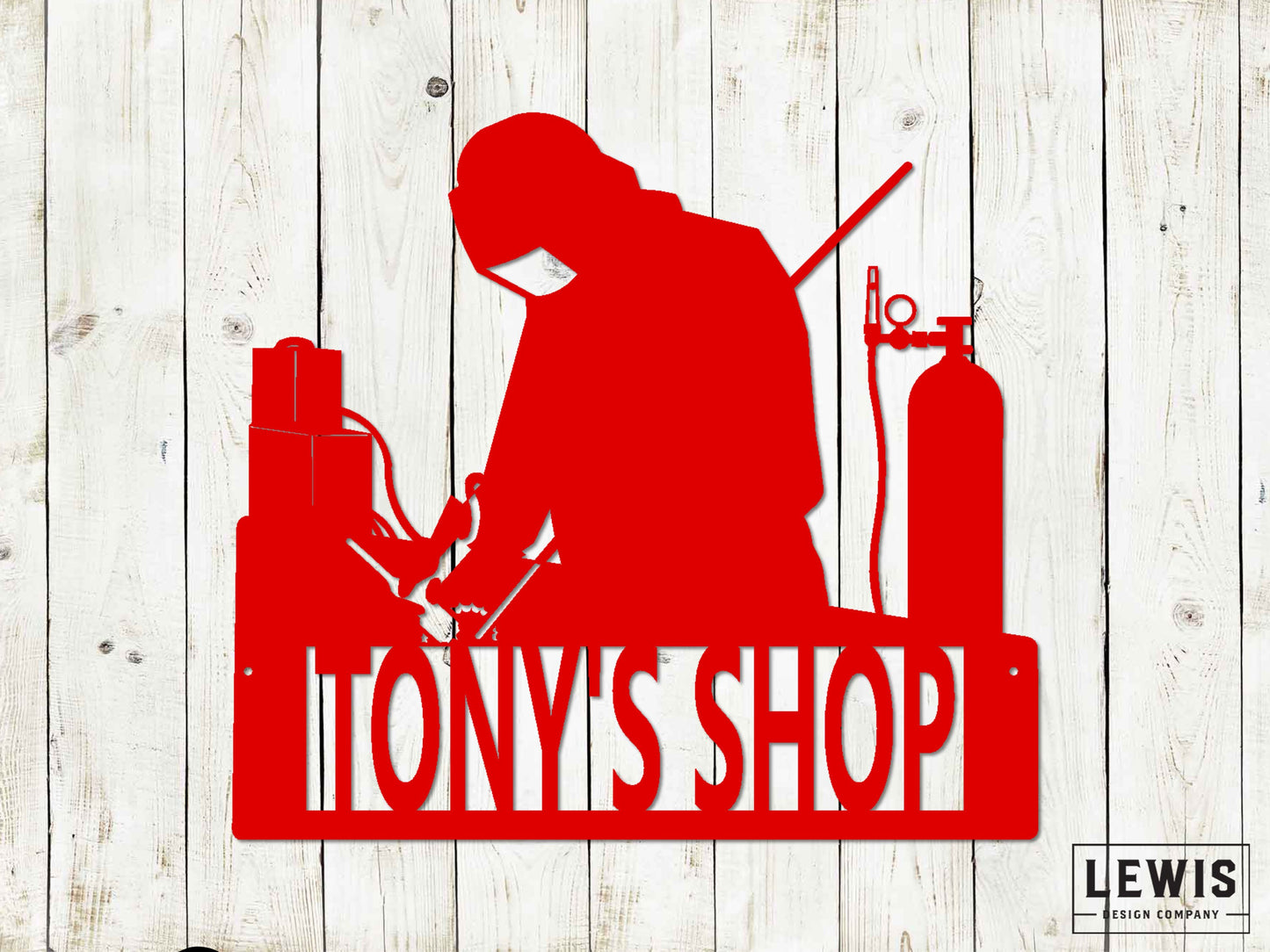 Fabrication/Welding Custom Name Metal Sign - Garage Decor, Shop Decor, Welding, Fabrication, Metal Sign, Welding Gift, Metalworking