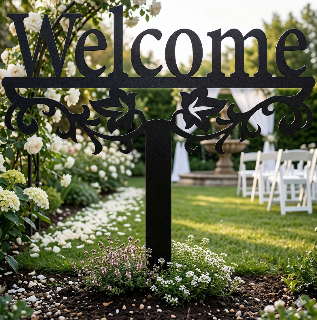 Custom Metal Wedding Signs for Your Big Day
