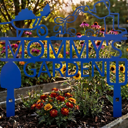 Custom Metal Garden Sign | Personalized Outdoor Garden Stake Sign