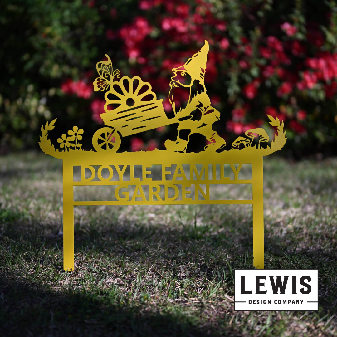 Custom Garden Gnome Sign