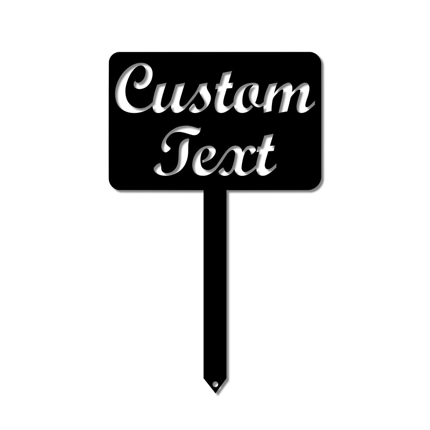 Custom Garden Stake Sign | Personalized Metal Outdoor Accent