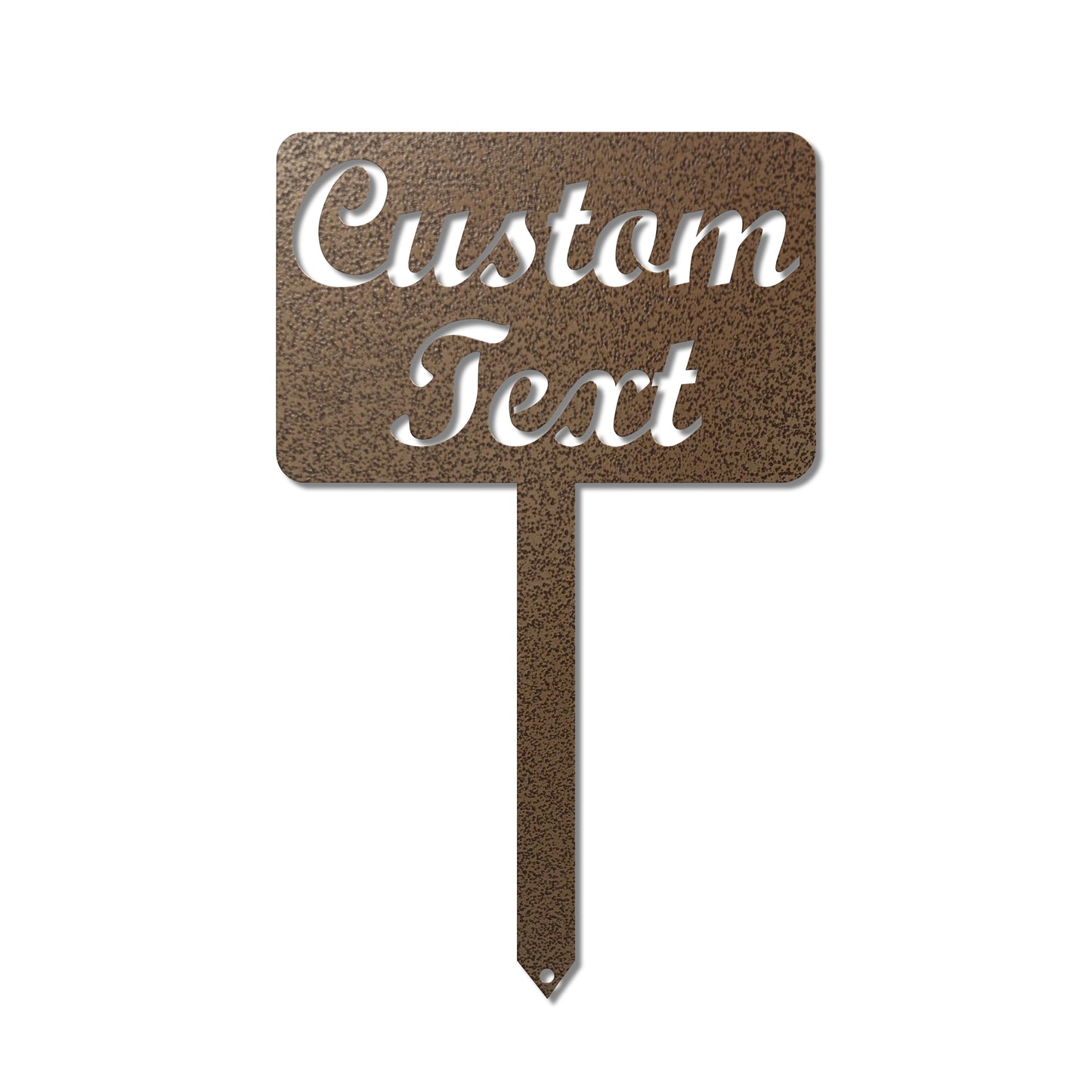Custom Garden Stake Sign | Personalized Metal Outdoor Accent