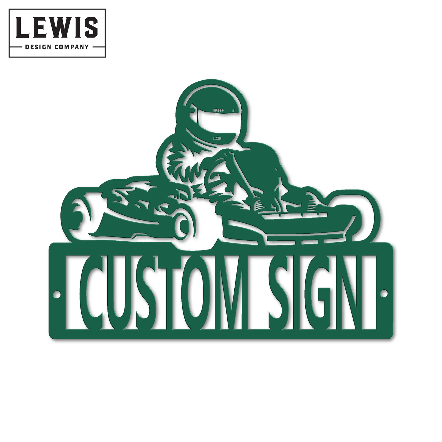 Go Kart Custom sign Green