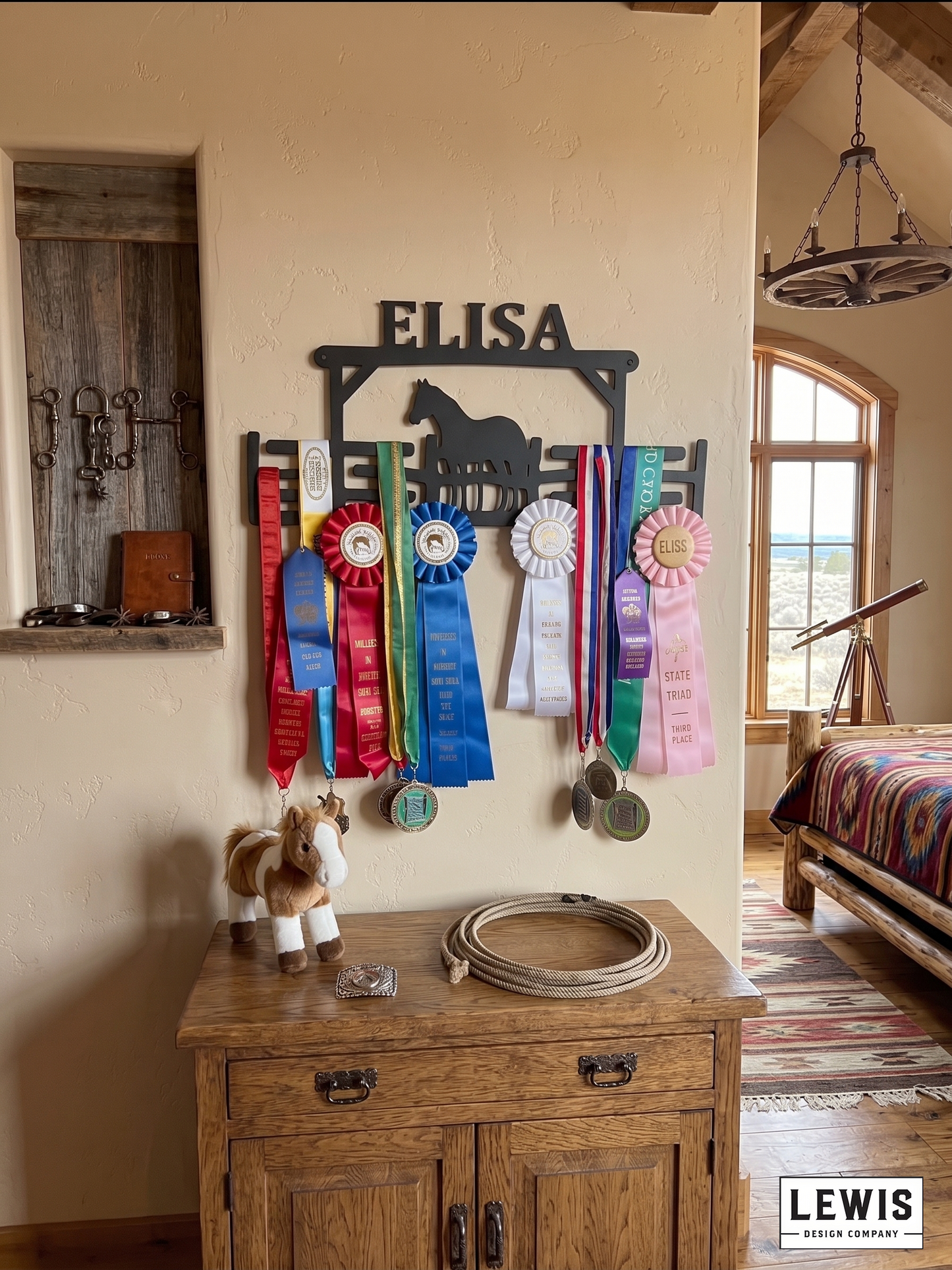 Horse Fence Medal Hanger, Horse Medals Display