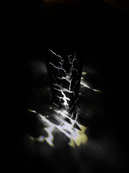 Fractured Metal Decorative Columns