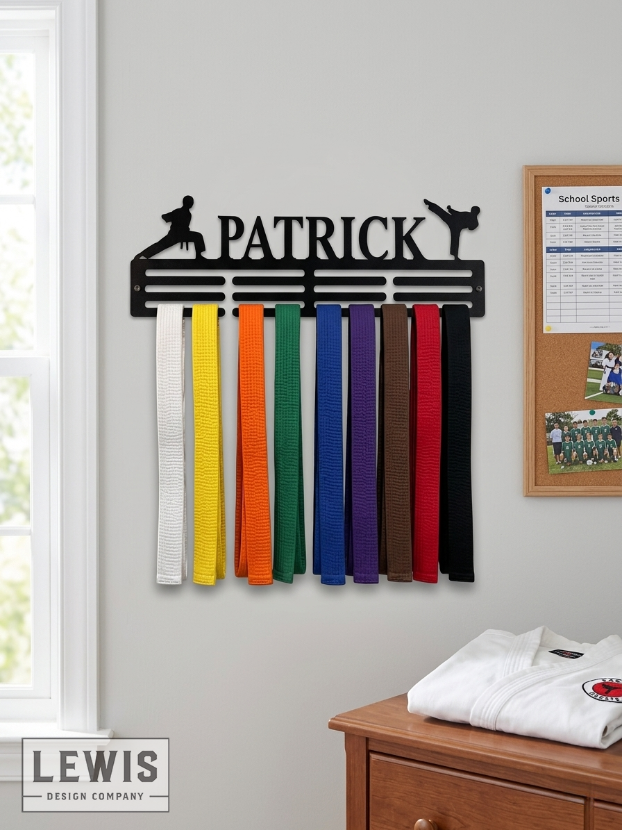Karate Belt Holder and Display 