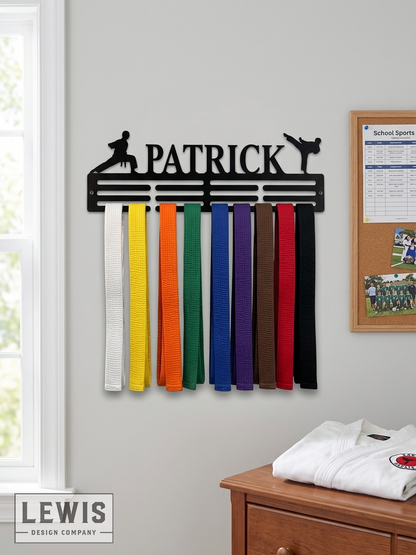 Karate Belt Holder and Display 