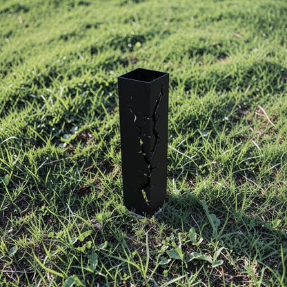 Fractured Metal Decorative Columns