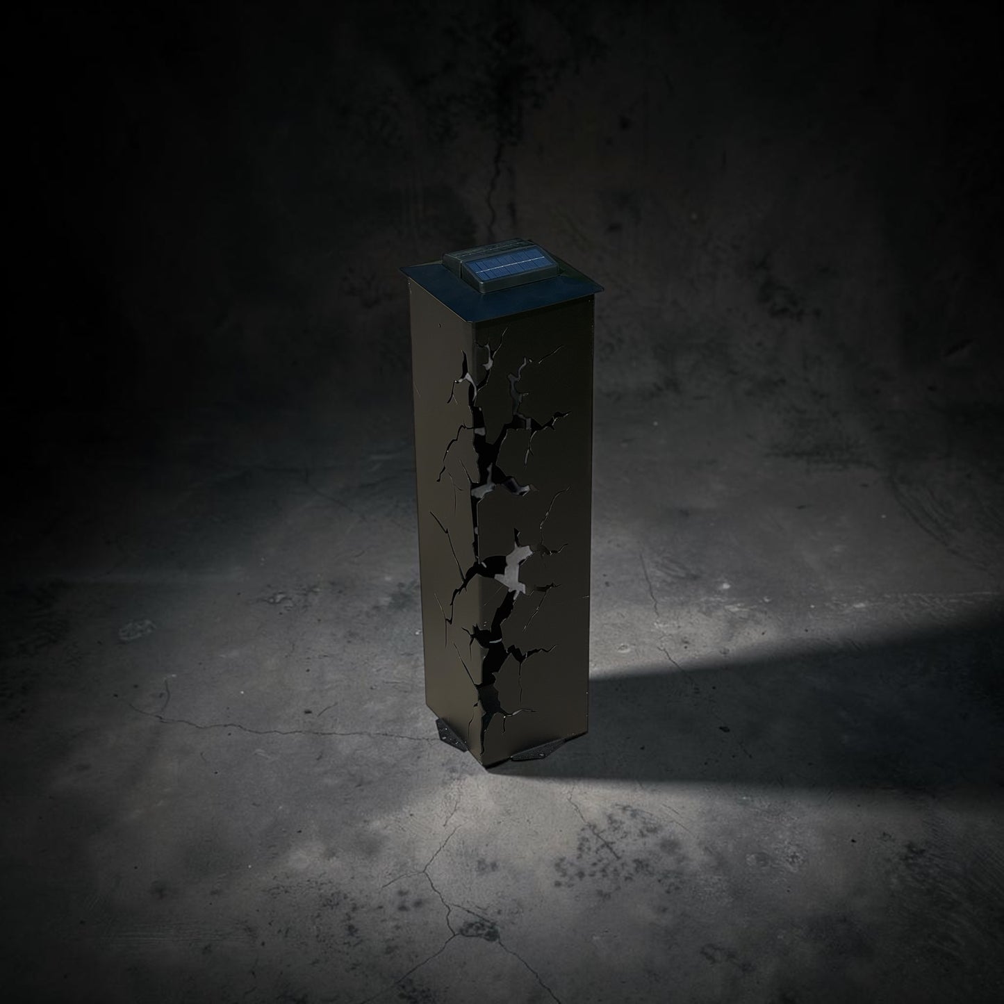 Fractured Metal Decorative Columns