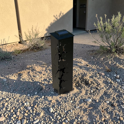 Fractured Metal Decorative Columns
