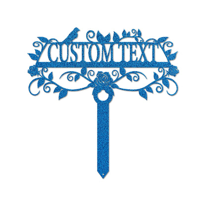 Custom Rose Garden Sign | Personalized Outdoor Yard Decor