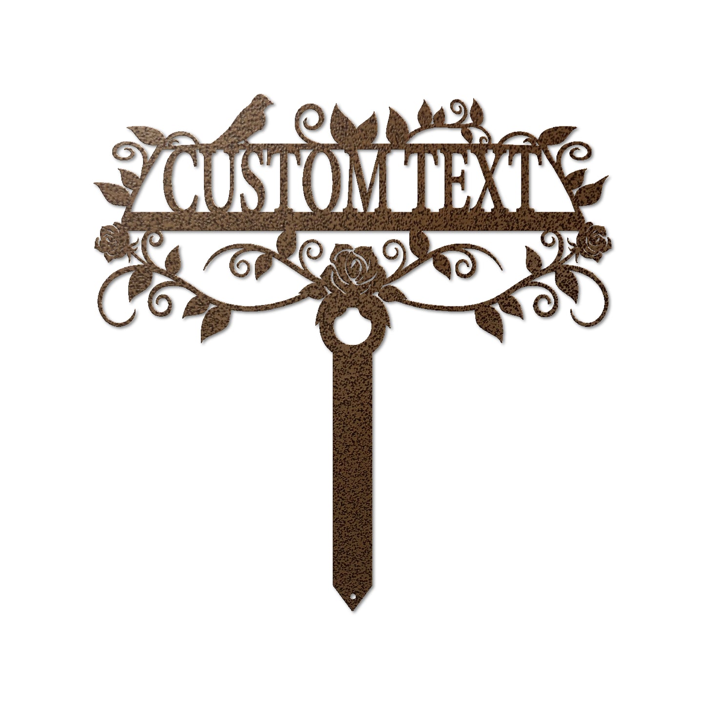 Custom Rose Garden Sign | Personalized Outdoor Yard Decor