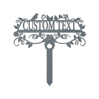 Custom Rose Garden Sign | Personalized Outdoor Yard Decor