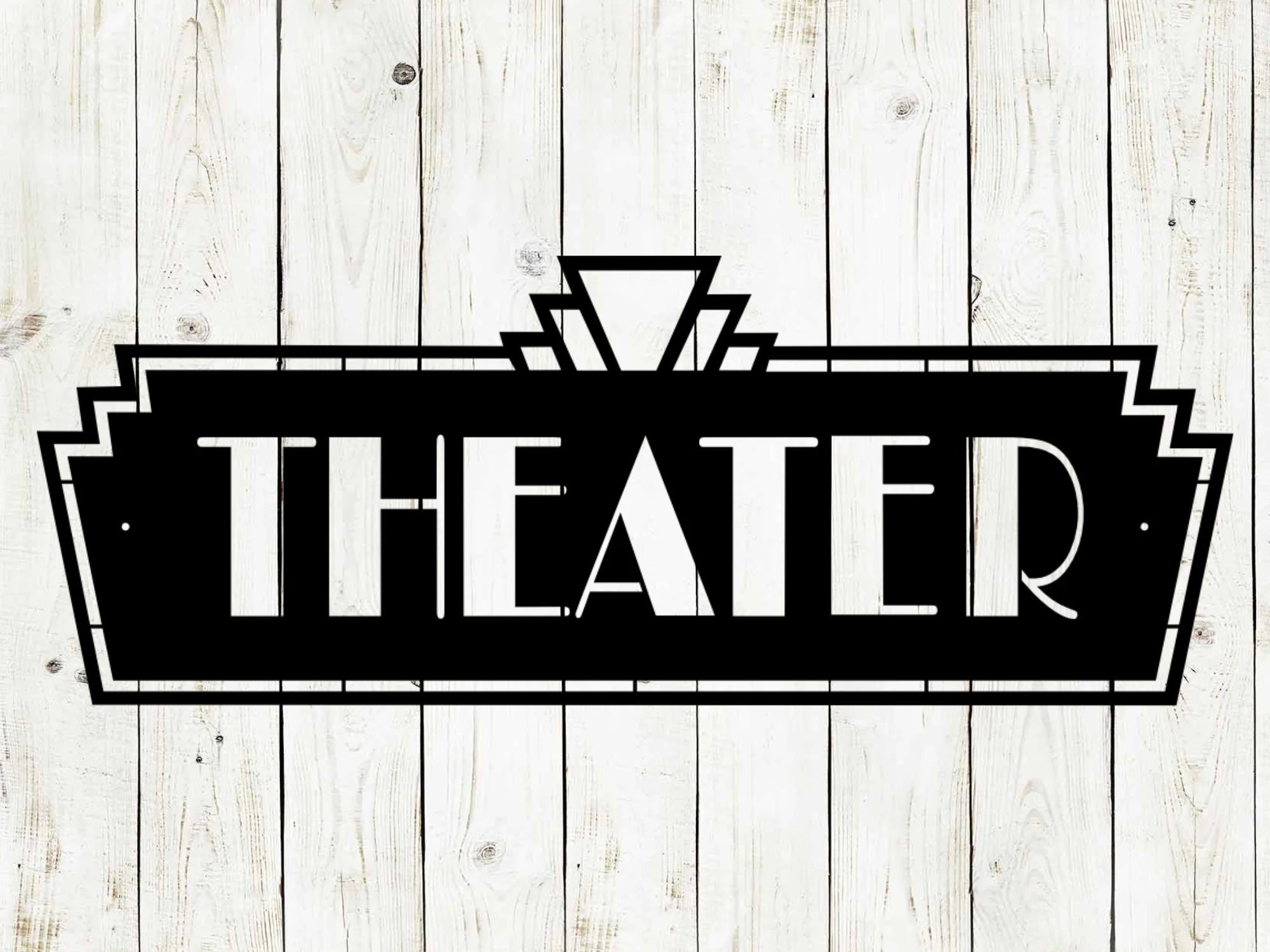 Movie Theater Metal Sign – Lewis Design Company