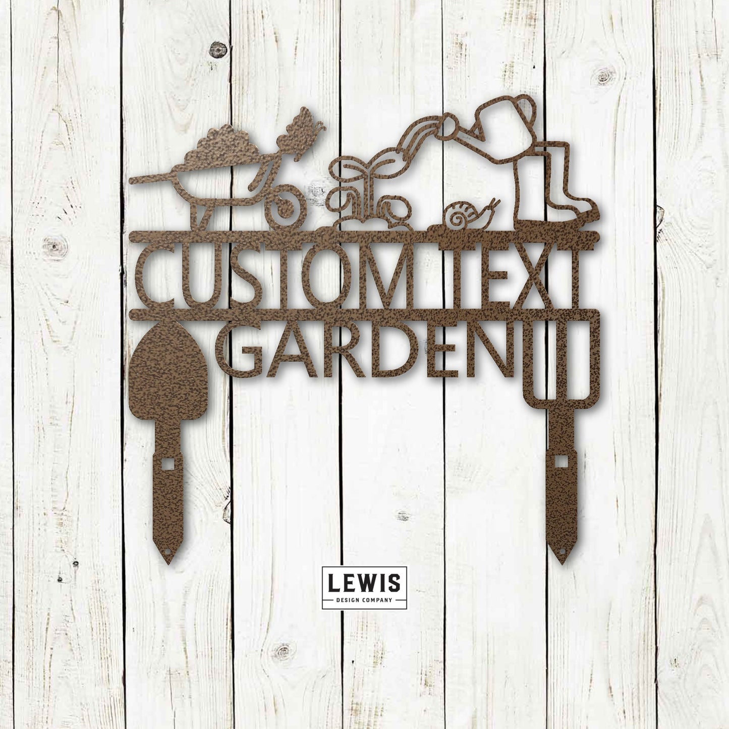 Custom Garden Sign, Personalized Garden Sign, Garden Stake, Garden Art, Metal Yard Art, Mother’s Day, Metal Garden Sign, Outdoor patio