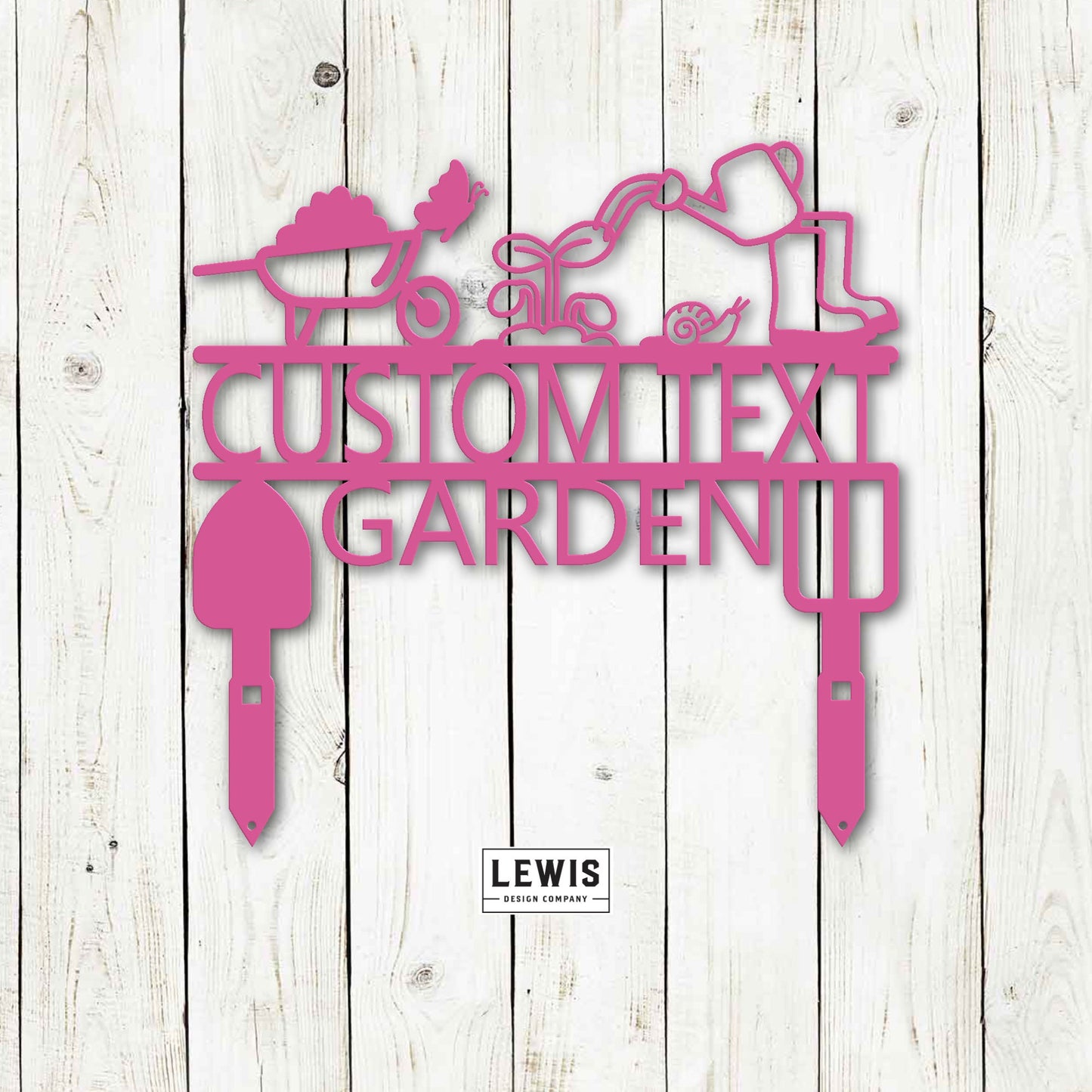 Custom Garden Sign, Personalized Garden Sign, Garden Stake, Garden Art, Metal Yard Art, Mother’s Day, Metal Garden Sign, Outdoor patio