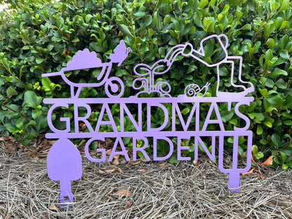 Custom Garden Sign, Personalized Garden Sign, Garden Stake, Garden Art, Metal Yard Art, Mother’s Day, Metal Garden Sign, Outdoor patio