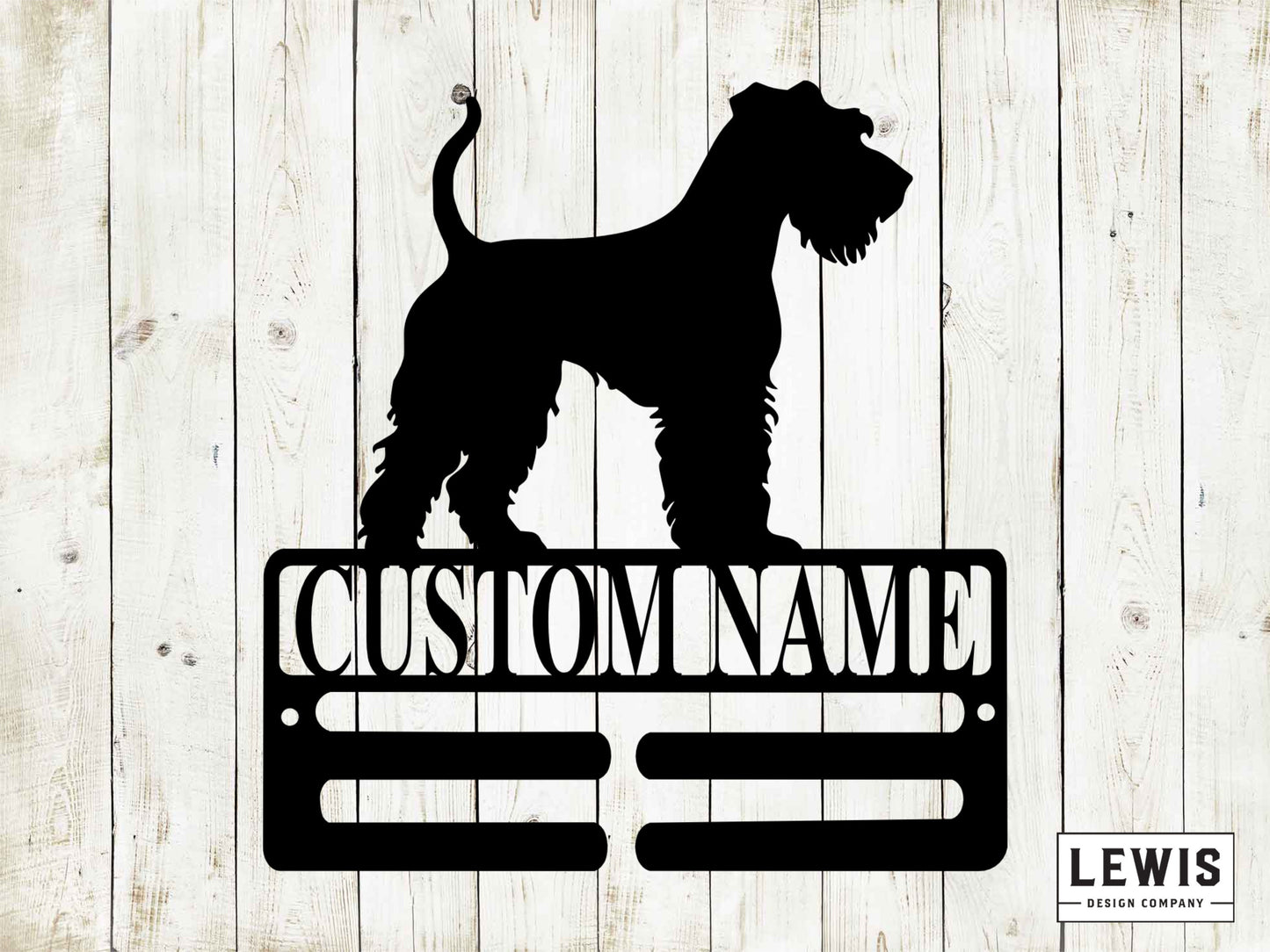 Welsh Terrier Leash Hanger with Custom Name, Metal Sign, Welsh Terrier, Custom Metal sign, Dog Lovers, Dog Sign, Dog Leash Hanger