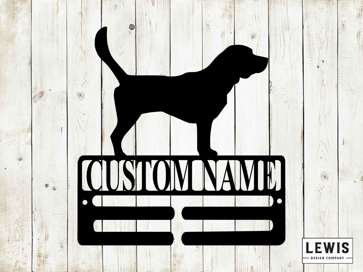 Beagle Leash Hanger with Custom Name, Metal Sign, Beagle, Custom Metal sign, Dog Lovers, Dog Sign, Dog Leash Hanger, Beagle Dog