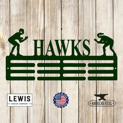 Female Wrestling Custom Name Medal Hanger
